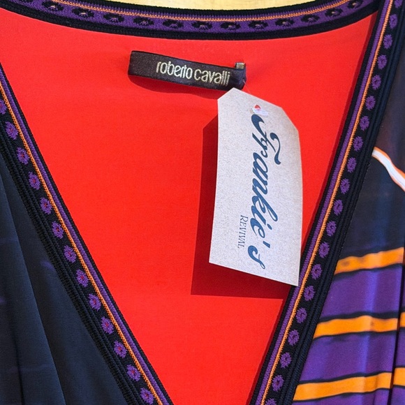 Roberto Cavalli Multicolor Long Sleeve Dress - Picture 2 of 3